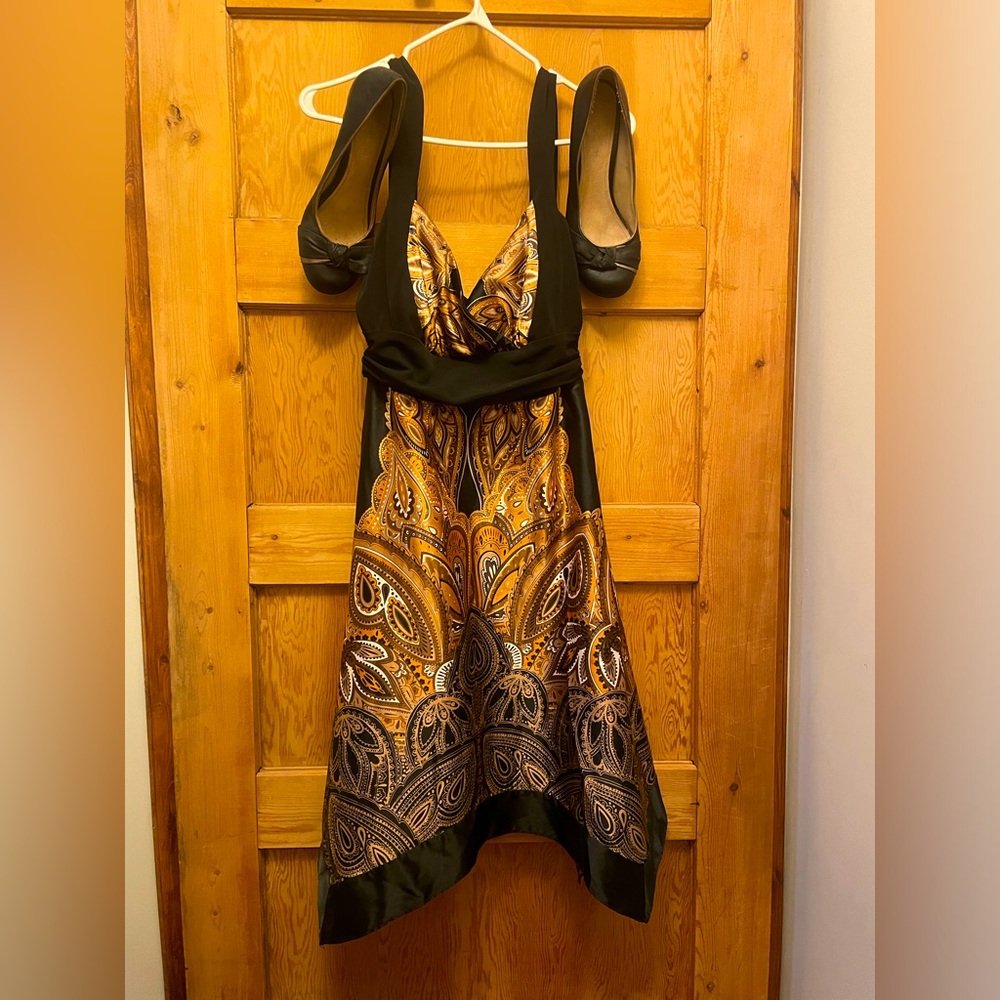 Le chateau handkerchief dress & Aldo shoes to match